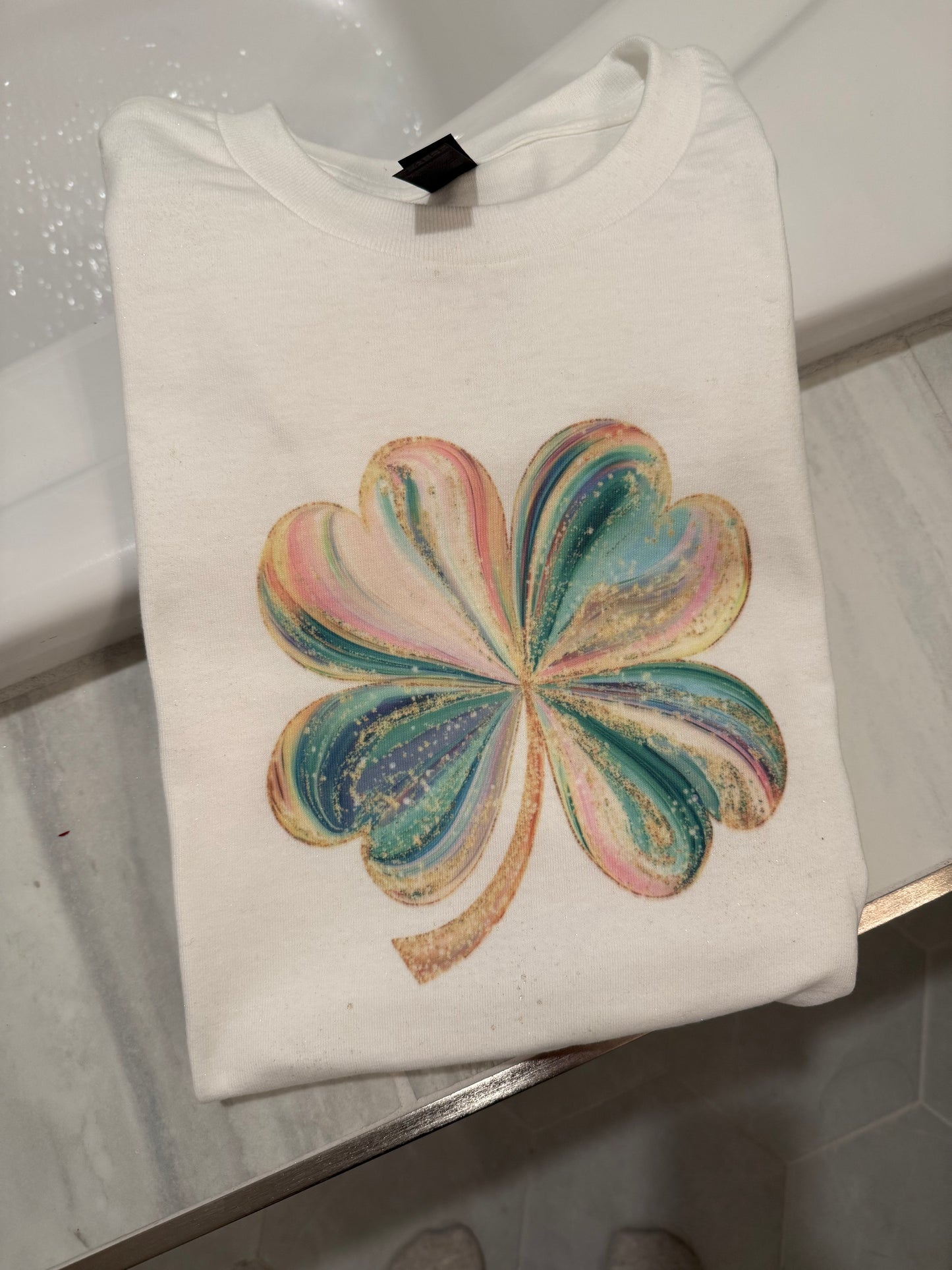 Brushstroke Shamrock